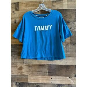 Tommy Hilfiger Sport Teal T-Shirt Womens Large